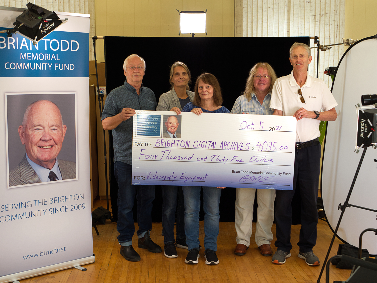 BDA Cheque Presentation